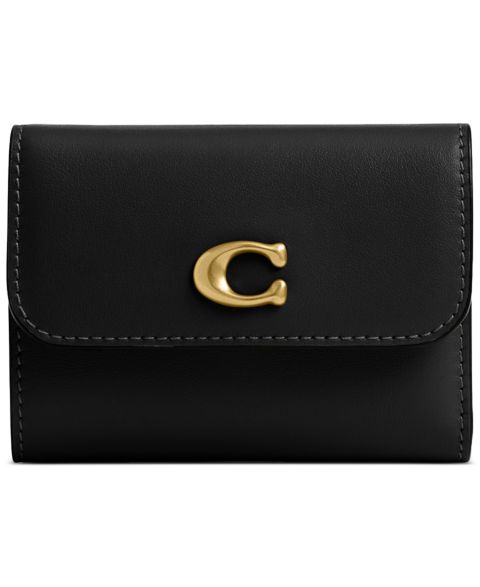 Женские COACH Essential Leather Card Case Wallet