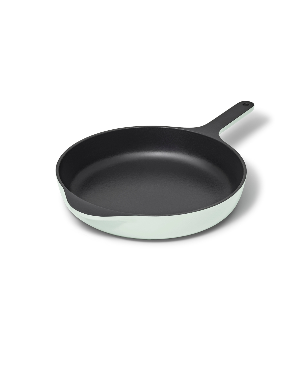 Caraway 10.5-inch Enameled Cast Iron Skillet In Light Mist