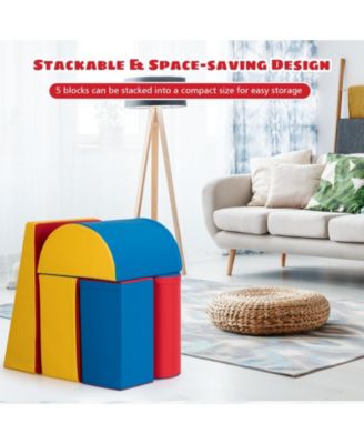 5-Piece Set Climb Activity Play Safe Foam Blocks