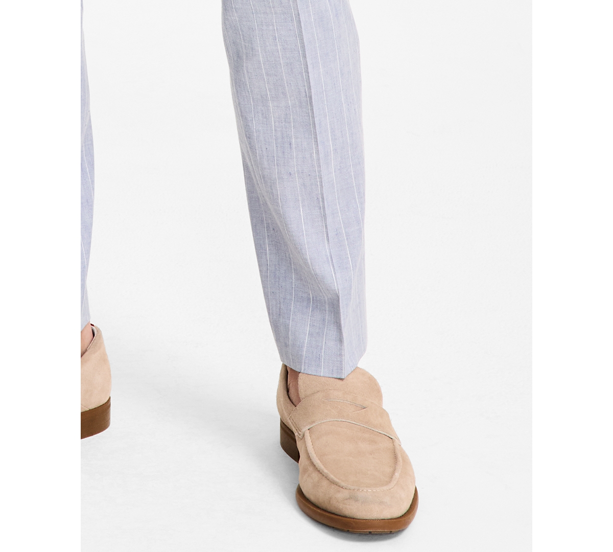 Calvin Klein Men's Slim-fit Suit Pants In Blue