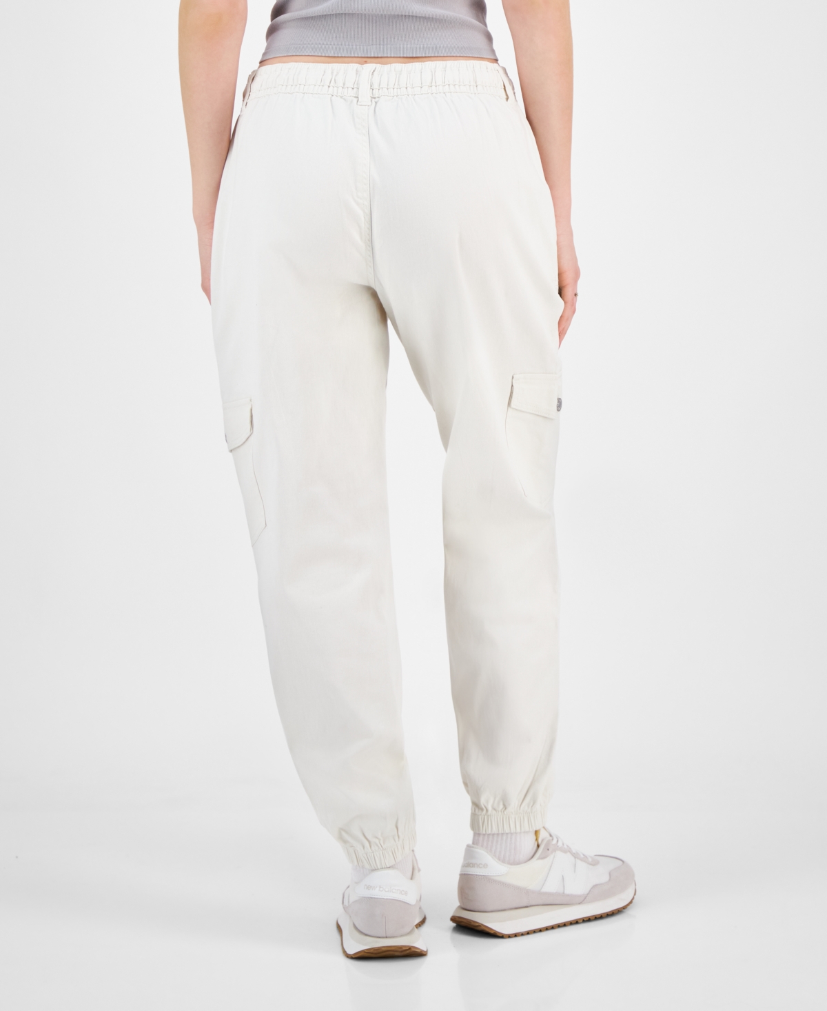 CELEBRITY PINK JUNIORS' DENIM CARGO JOGGERS 