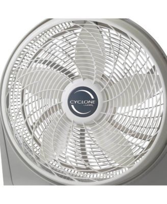 20 Inch Cyclone Portable Full-Tilt Floor or Wall Mount Pivoting Fan, White