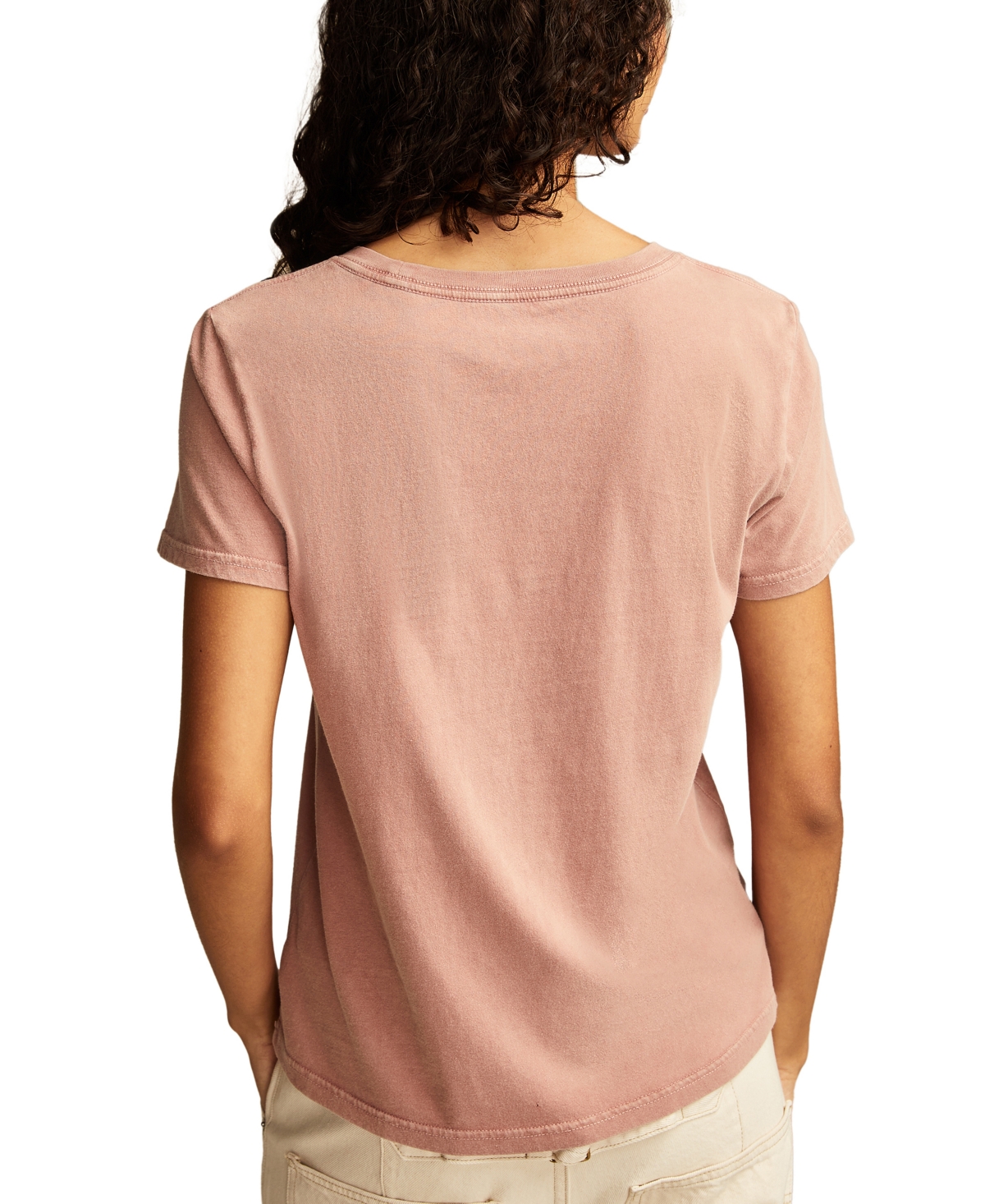 LUCKY BRAND WOMEN'S FENDER LEOPARD CLASSIC CREWNECK T-SHIRT 