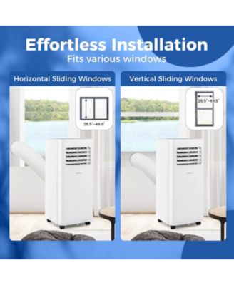 9000 BTU Portable Air Conditioner 3 in 1 AC Unit with Fan and Dehumidifier
