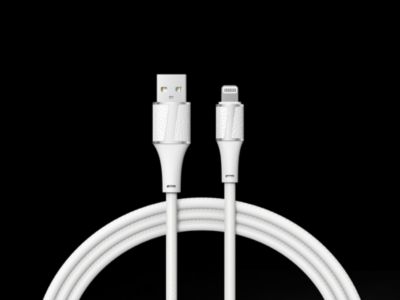 Leather Tipped 6 Foot MFI Certified Sync and Charge Lightning Cable