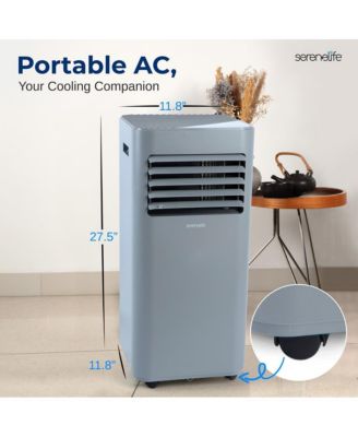 8000 BTU Portable Dehumidifier and Fan Modes Air Conditioner