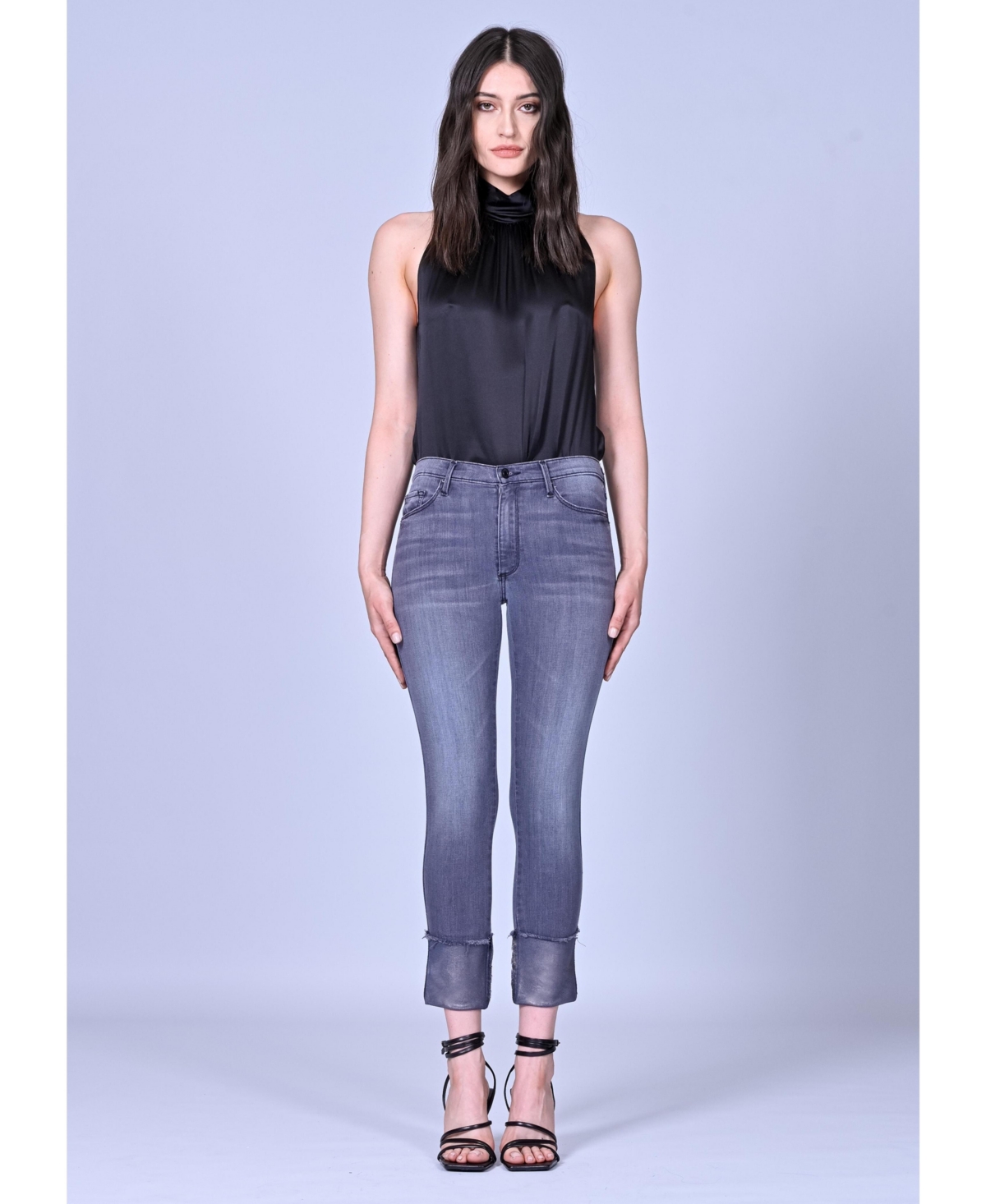 Black Orchid Denim Women's Hailee Cuffed Skinny