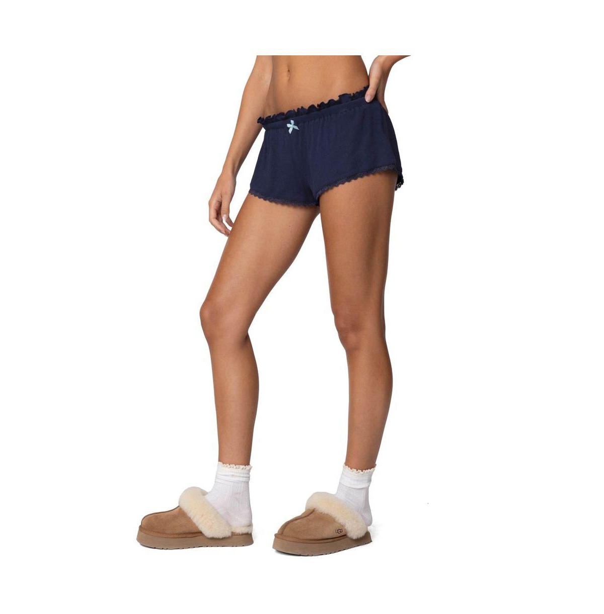 Edikted Women's Dream Waffle Shorts