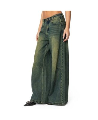 Womens Shawn Washed Low Rise Jeans