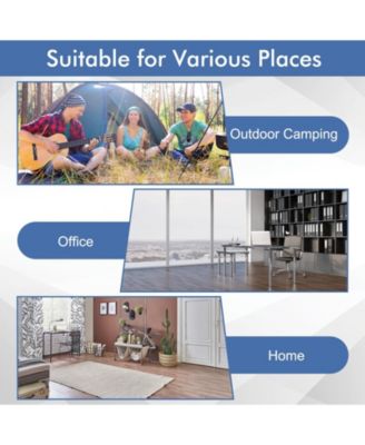 Portable Folding Bed with Memory Foam Mattress and Sturdy Metal Frame