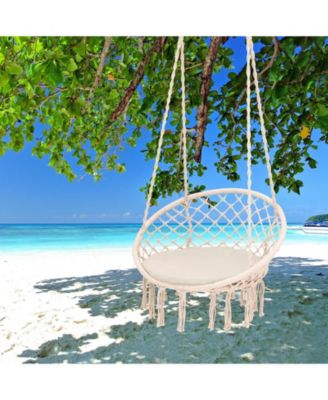 Cushioned Hammock Swing Chair with Hanging Kit
