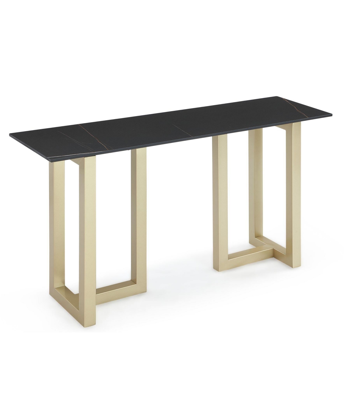 Macy's Furniture Emila 54" Sintered Stone Mix And Match Console Table