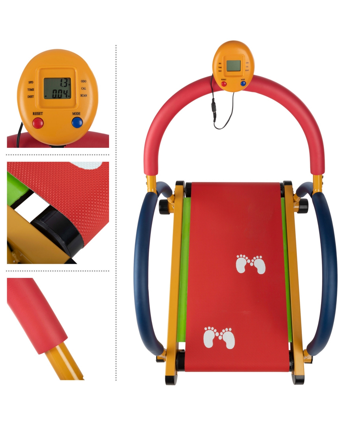 Trademark Global Hey Play Kids Exercise Equipment Treadmill In Multicolor