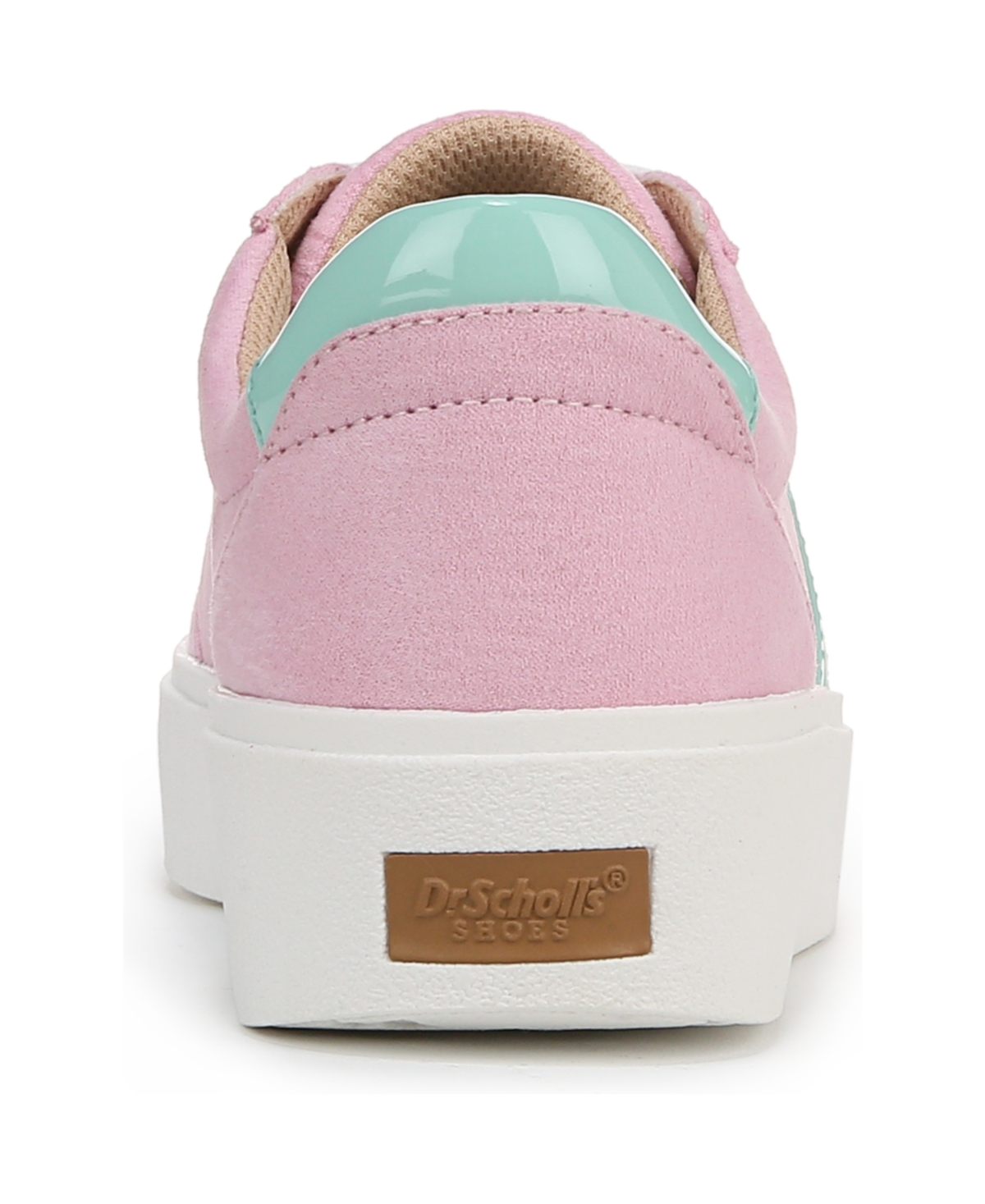 Shop Dr. Scholl's Women's Madison-lace Closed Round Toe Lace Up Platform Sneakers In Sweet Pink Fabric