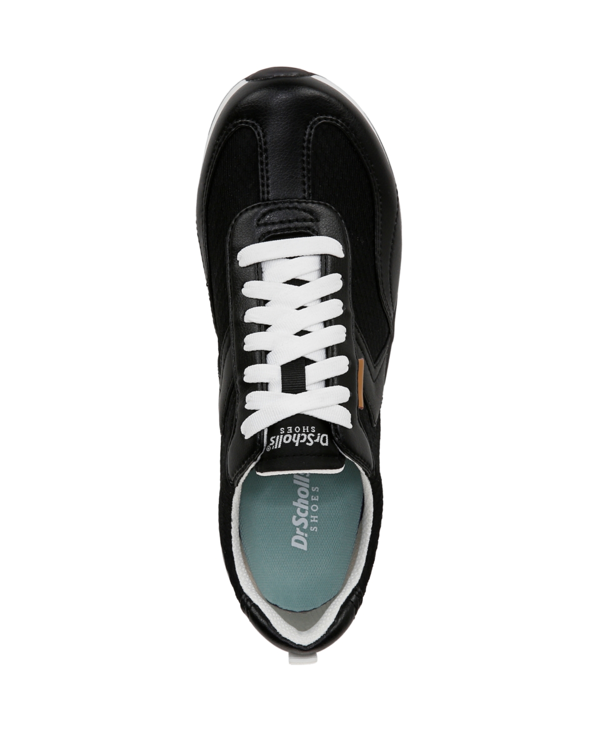 Shop Dr. Scholl's Women's Good Ol Days Lace Up Sneakers In Black Fabric