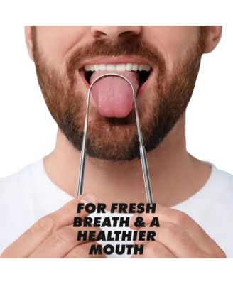 Stainless Steel Tongue Scraper – For Fresh Breath & a Healthier Mouth