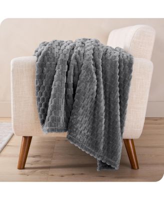 Microplush Textured Blanket, Twin/Twin XL