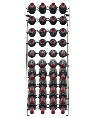 40-Bottle Freestanding Wine Rack Stand - Perfect Storage for Kitchen, Dining Room, Bar, or Wine Cellar
