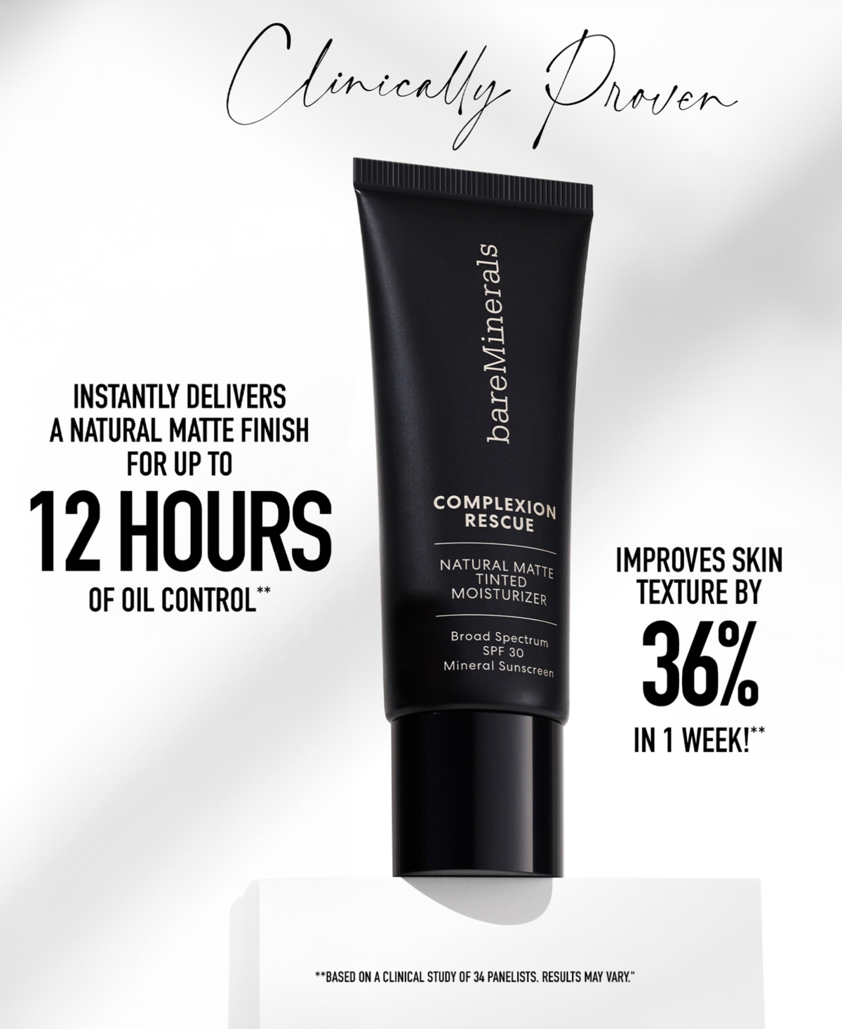 Bareminerals Complexion Rescue Natural Matte Tinted Moisturizer Mineral Spf 30 In Mahogany 11.5