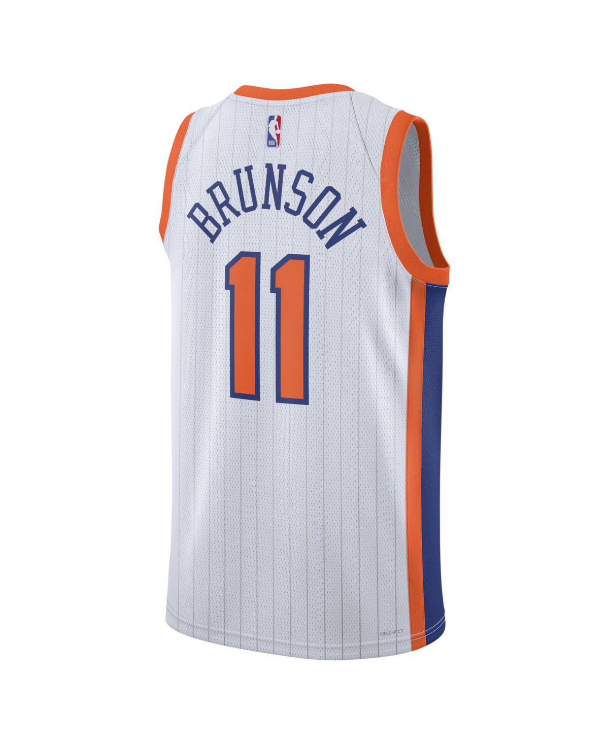 Nike Men's and Women'sJalen Brunson New York Knicks 2024/25 City Edition Finished Swingman Jersey - White