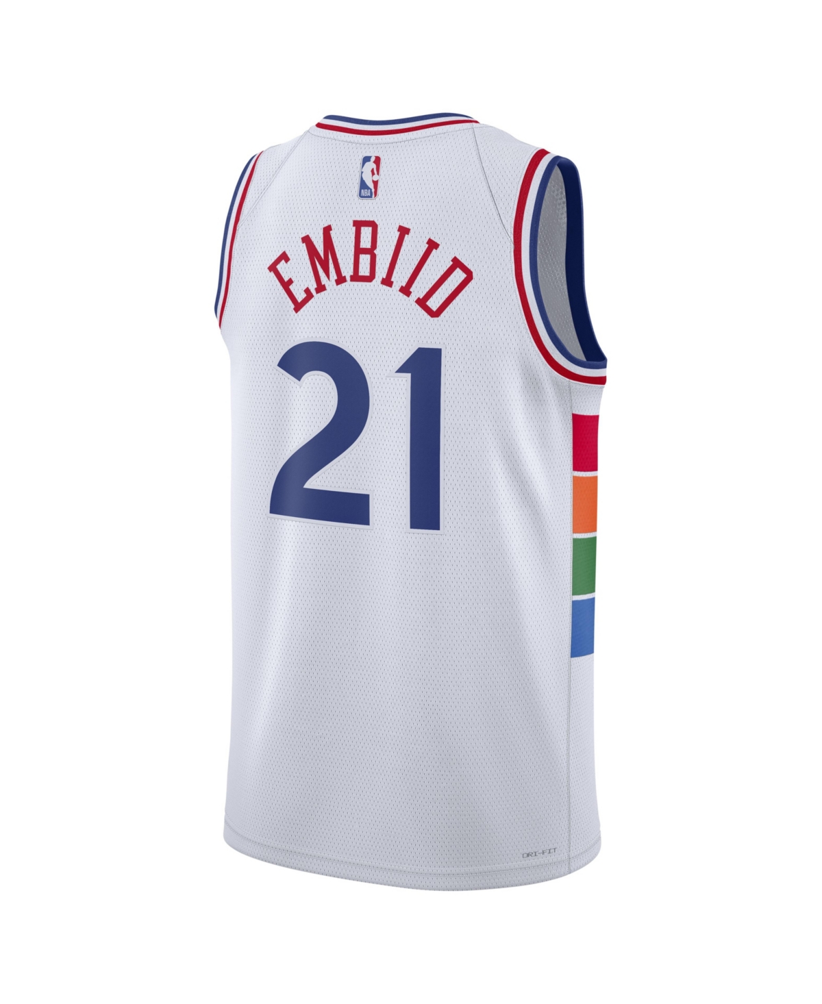 Nike Men's and Women'sJoel Embiid Philadelphia 76ers 2024/25 City Edition Finished Swingman Jersey - White