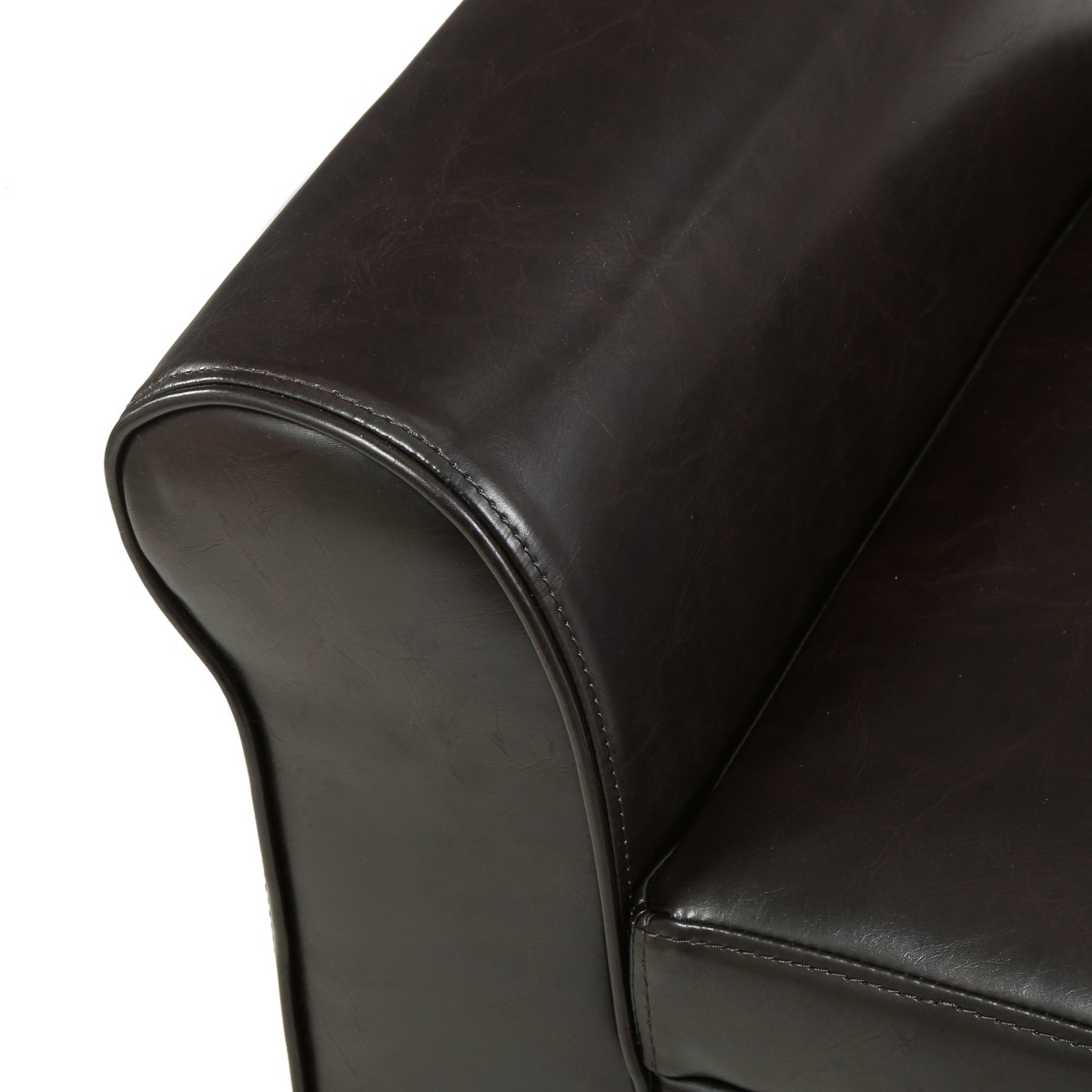 The Pop Home Armed Storage Bench,Upholstered Ottoman for Bedroom,Living Room, or Entryway-The Pop Home