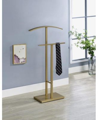 Dossi Metal Suit Valet Stand, Clothes Rack, Clothing Organizer, Jacket Hanger, Tie Hanger