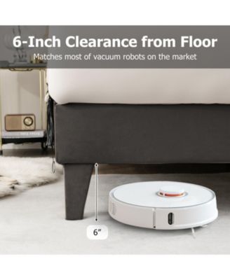 Queen Size Upholstered Platform Bed with Tufted Headboard-Queen Size