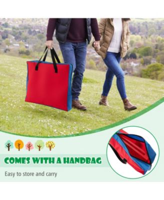 Jumbo 4-to-Score Connect Game Set with Carrying Bag and 42 Coins