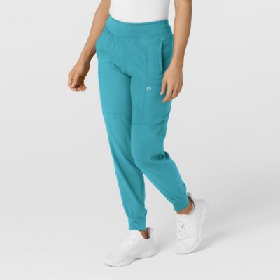 Petite W123 Comfort Waist Cargo Jogger Scrub Pant
