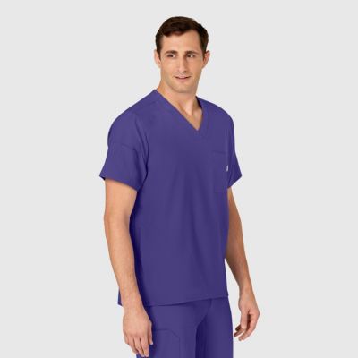 Men's W123 V-Neck Scrub Top