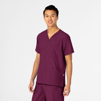 Women's W123 Unisex 4 Pocket Utility Scrub Top