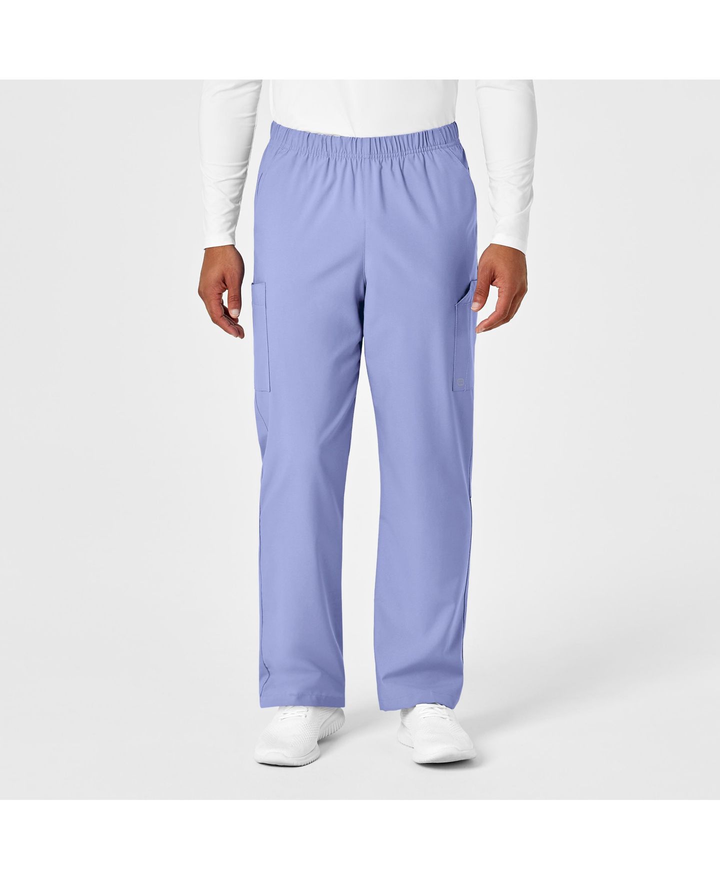 Женские брюки Wink W123 Unisex Multi-Cargo Scrub Pant Regular, цвет: Синий — фото 4