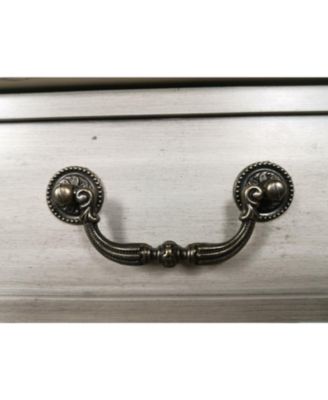 – 2 Drawer Wooden Hall Console Sofa Table, Washed Oak Finish