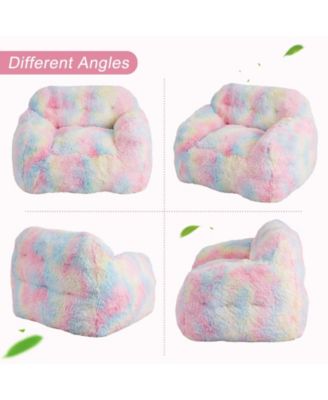 Bean Bag Chairs for Kids, 51" Colorful Bean Bag Chair with Filler