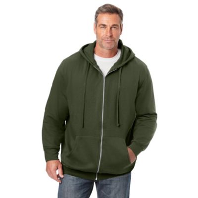 Tall Fleece Zip-Front Hoodie