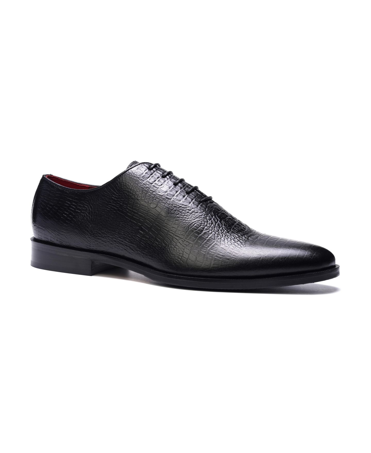 Мужские туфли Carlos by Carlos Santana Pedro Wholecut Oxford Dress Shoe, цвет: Чёрный — фото 1