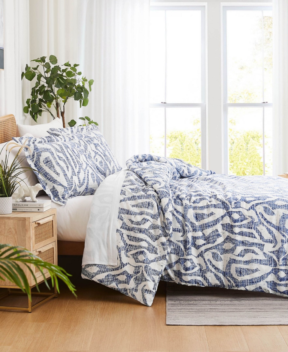 Southshore Fine Linens Khari 2-pc. Comforter Set, Twin/twin Xl In Blue