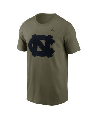 Men's Olive North Carolina Tar Heels 2024 Military Appreciation Tonal Logo Performance T-Shirt