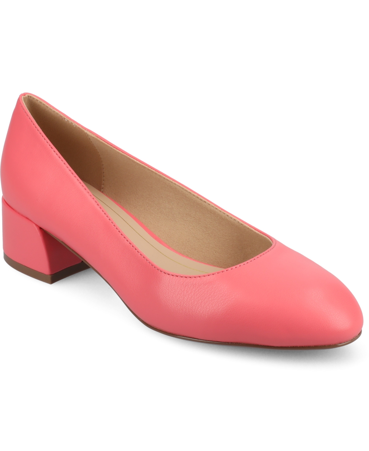 Journee Collection Journee Womens Saarii Wide Width Pumps In Coral