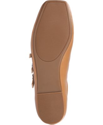 Women's Darlin Multi Strap Mary Jane Square Toe Flats