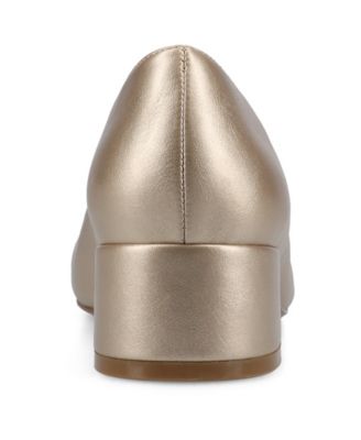 Women's Saarii Round Toe Block Heel Pumps