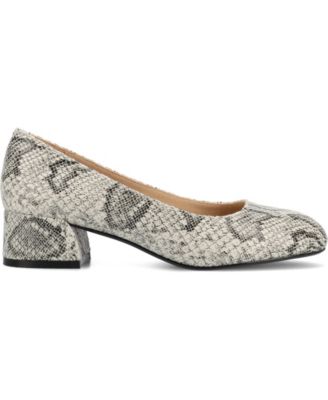 Women's Saarii Round Toe Block Heel Pumps