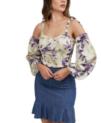 Crop Top Bustier Bebe - Taille S - Rose Imprimé Animalier - Neuf Avec étiquettes