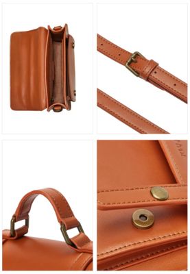 Women Vintage Genuine Leather Flap Bag Crossbody Victoria Hyde Cambridge satchel