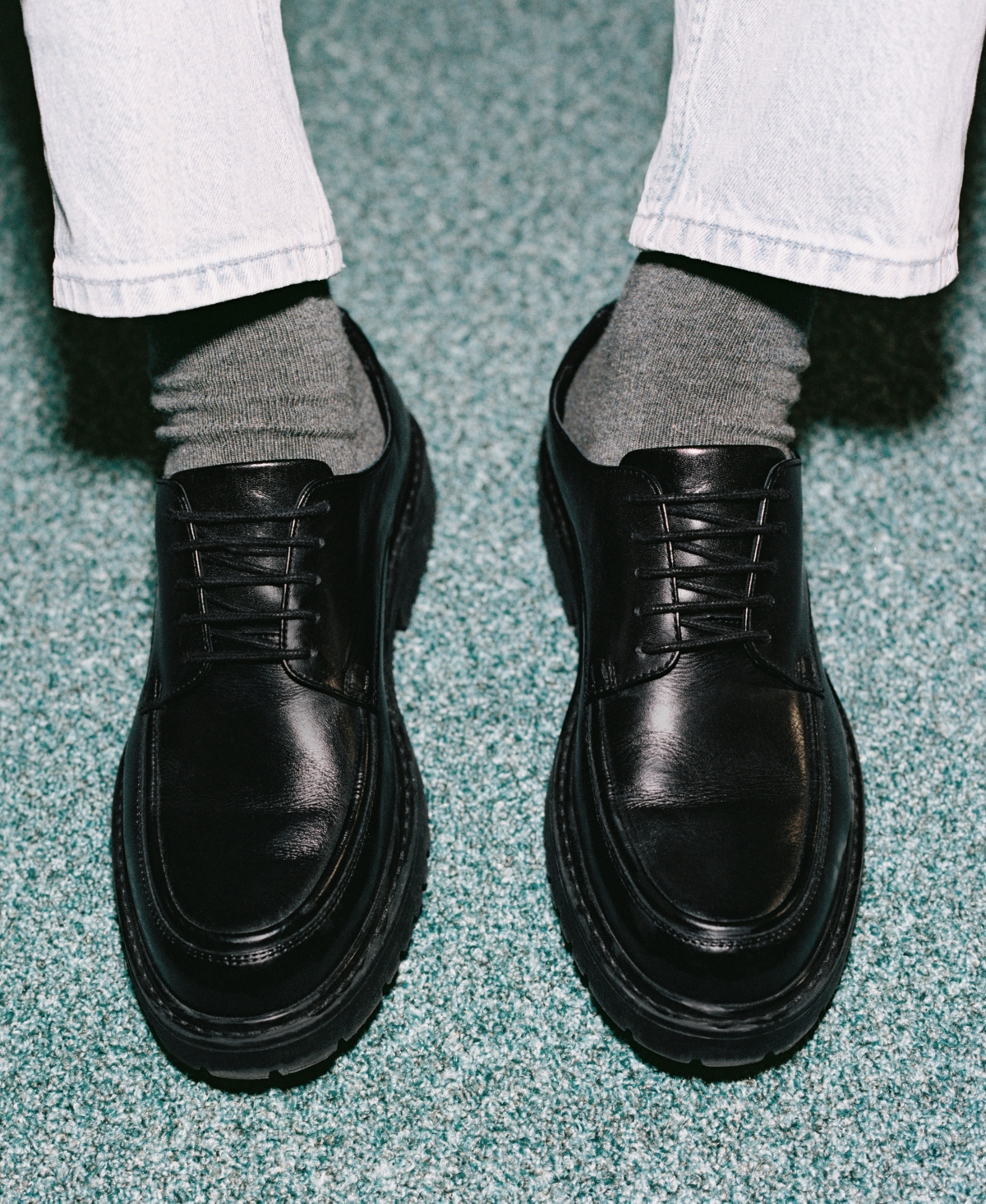 Mango Men's Leather Blucher Shoes