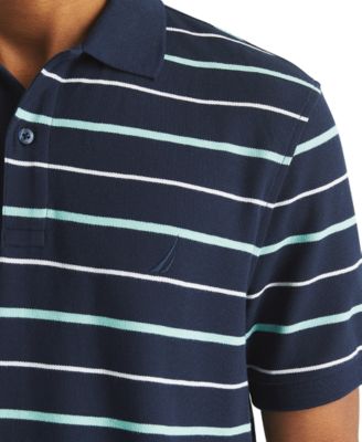 Men's Striped Classic-Fit Deck Polo Shirt