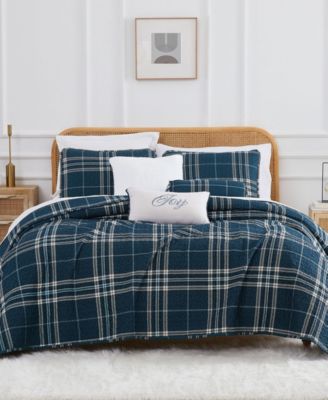 Southshore Fine Linens Vilano Plaid Quilt Sets