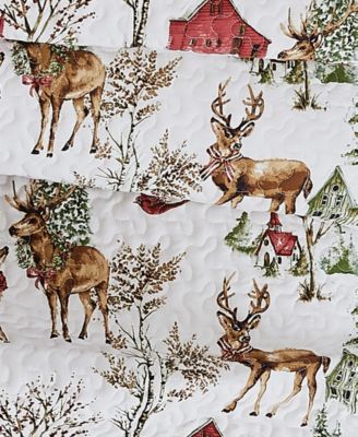 Christmas 7-Pc. Holiday Quilt Set, King/California King