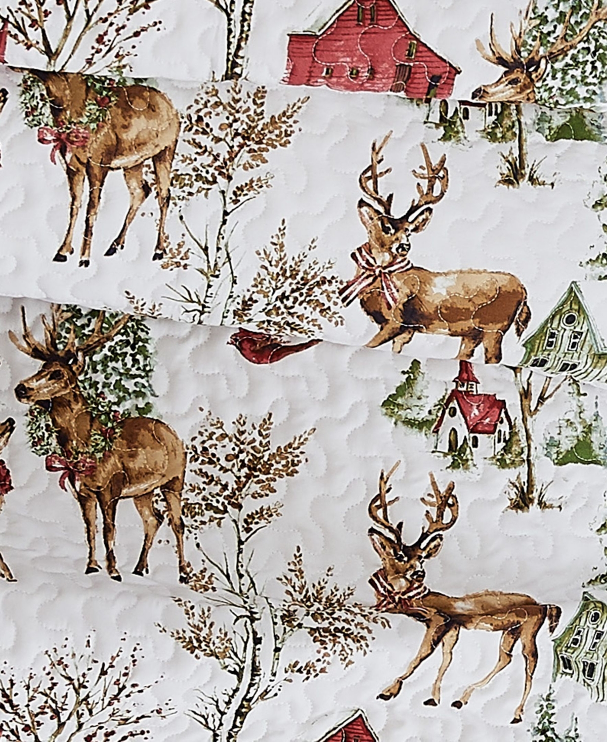 Southshore Fine Linens Christmas 7-Pc. Holiday Quilt Set
